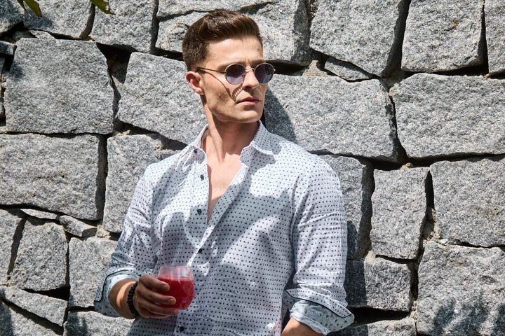 Arctic White Tailored Fit Oxford Shirt