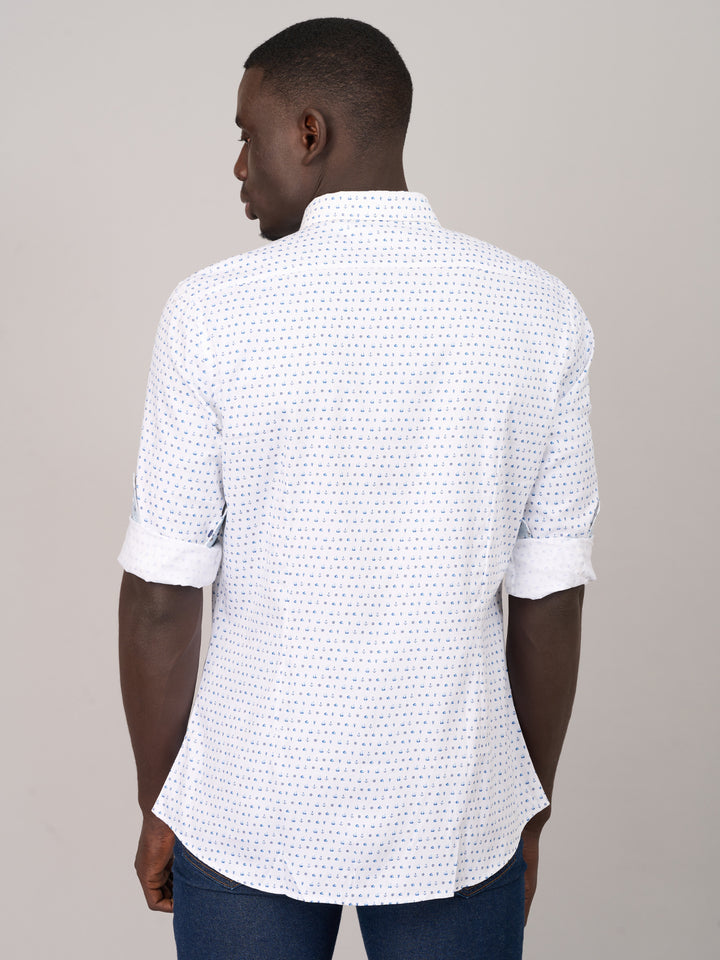 Arctic White Tailored Fit Oxford Shirt