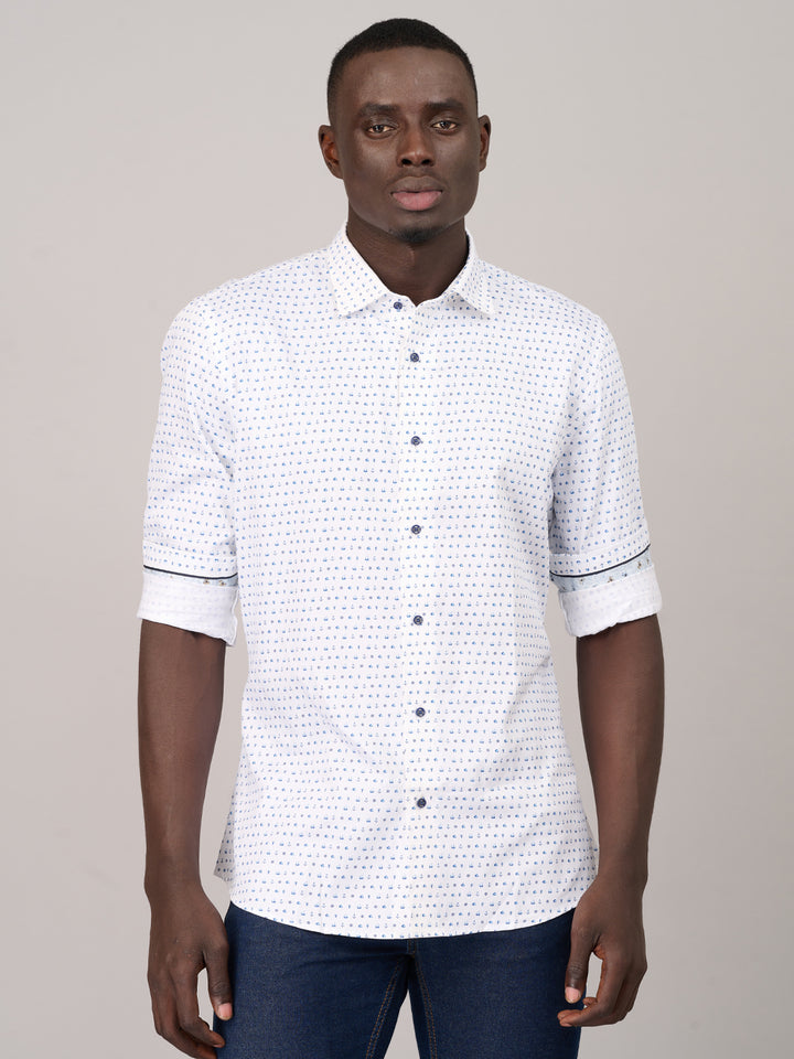 Arctic White Tailored Fit Oxford Shirt