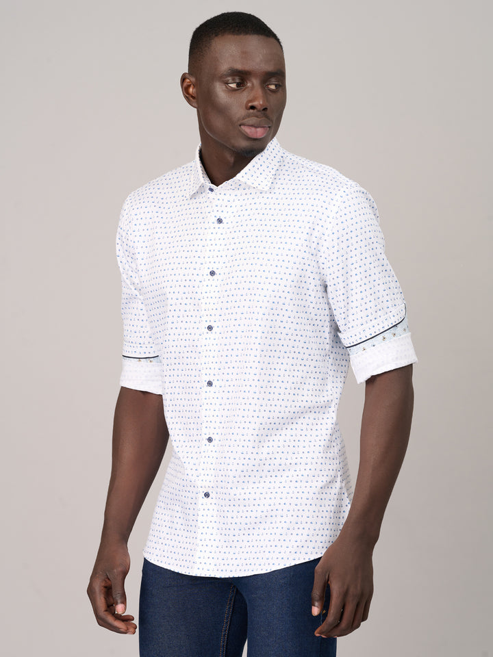 Arctic White Tailored Fit Oxford Shirt
