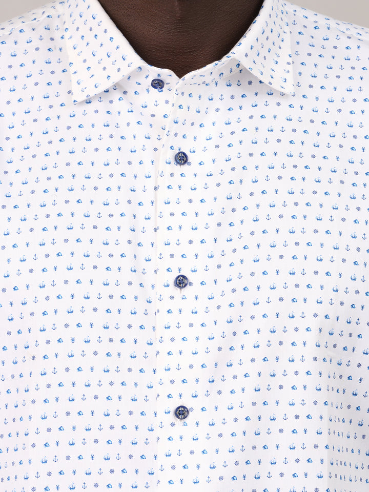 Arctic White Tailored Fit Oxford Shirt