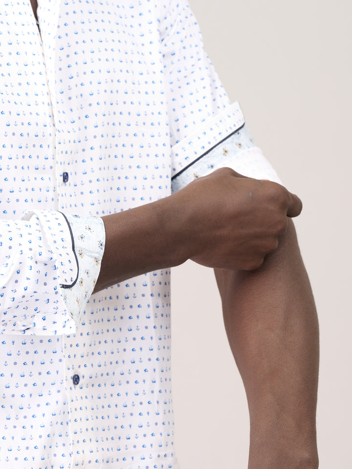 Arctic White Tailored Fit Oxford Shirt