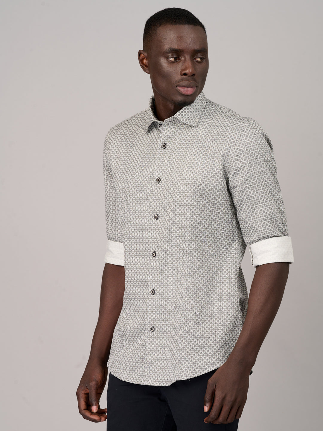 Midnight Noir Printed Shirt