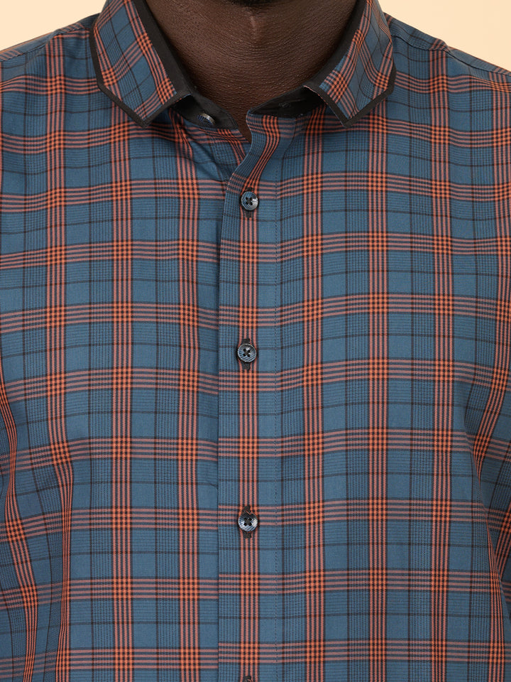 Hunter Green Checked Shirt
