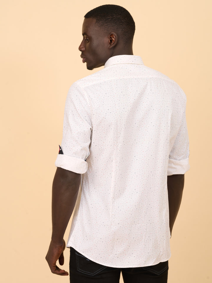 Ivory Whisper Printed Shirt