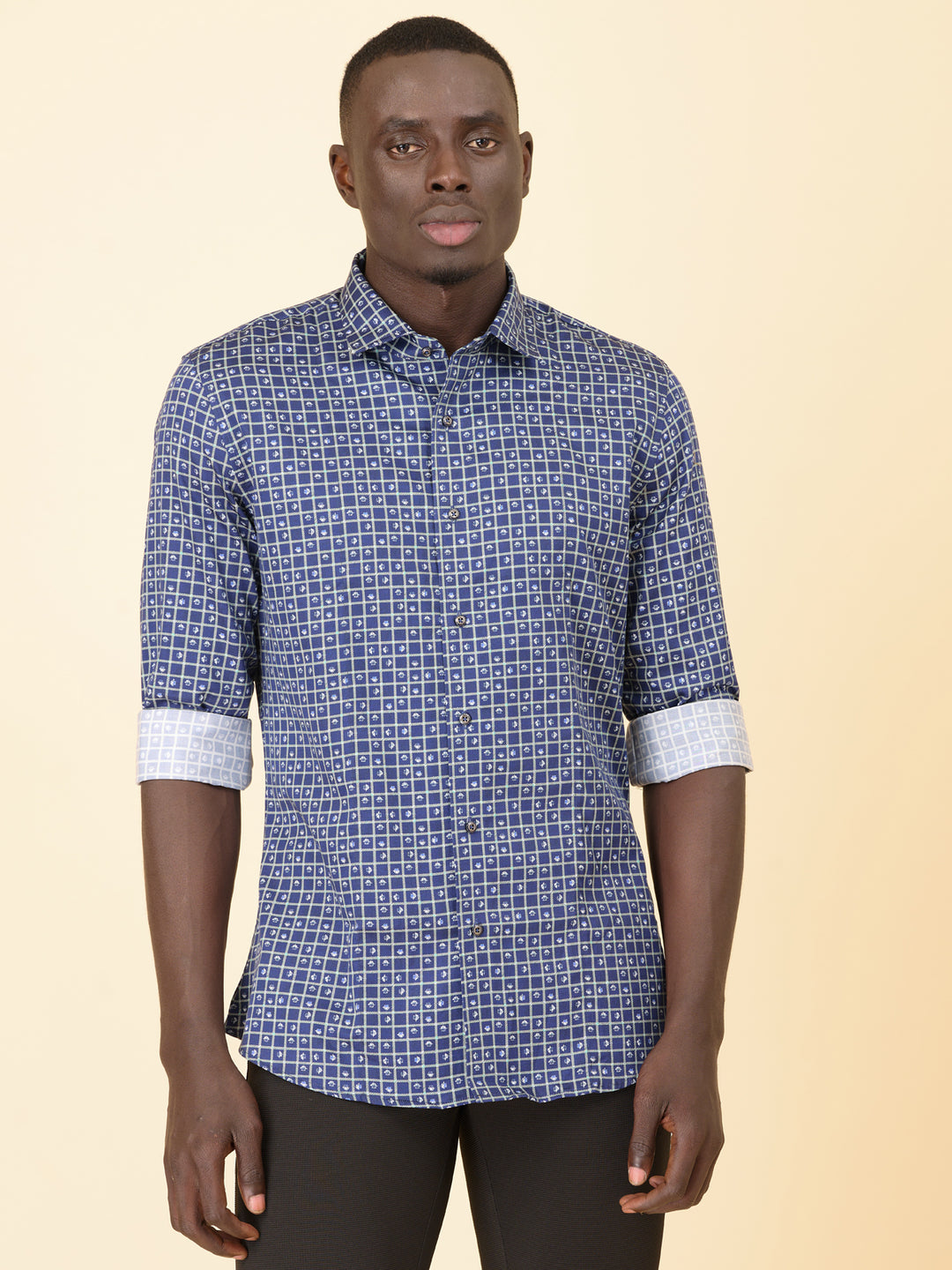Midnight Azure Printed Shirt
