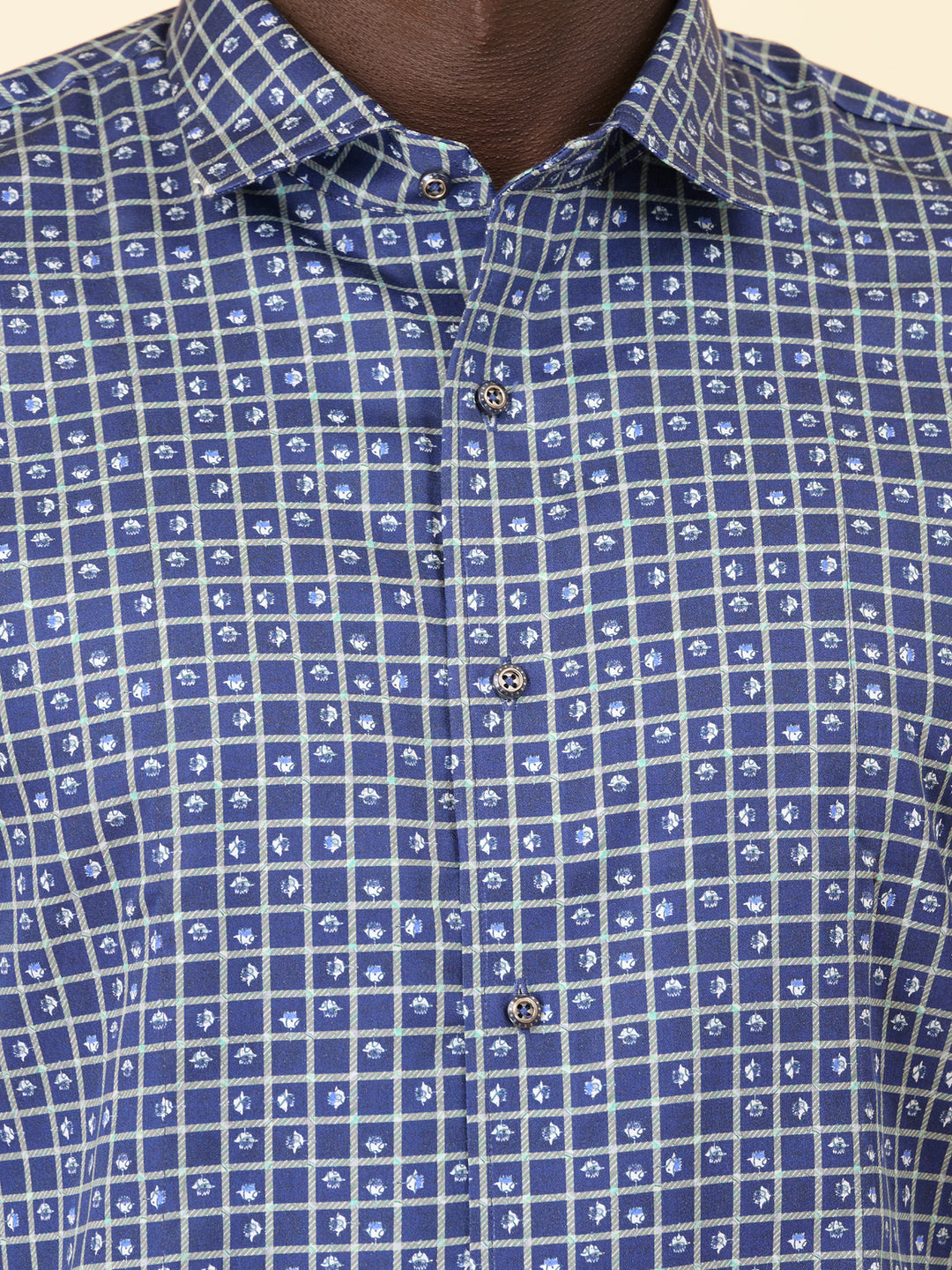 Midnight Azure Printed Shirt